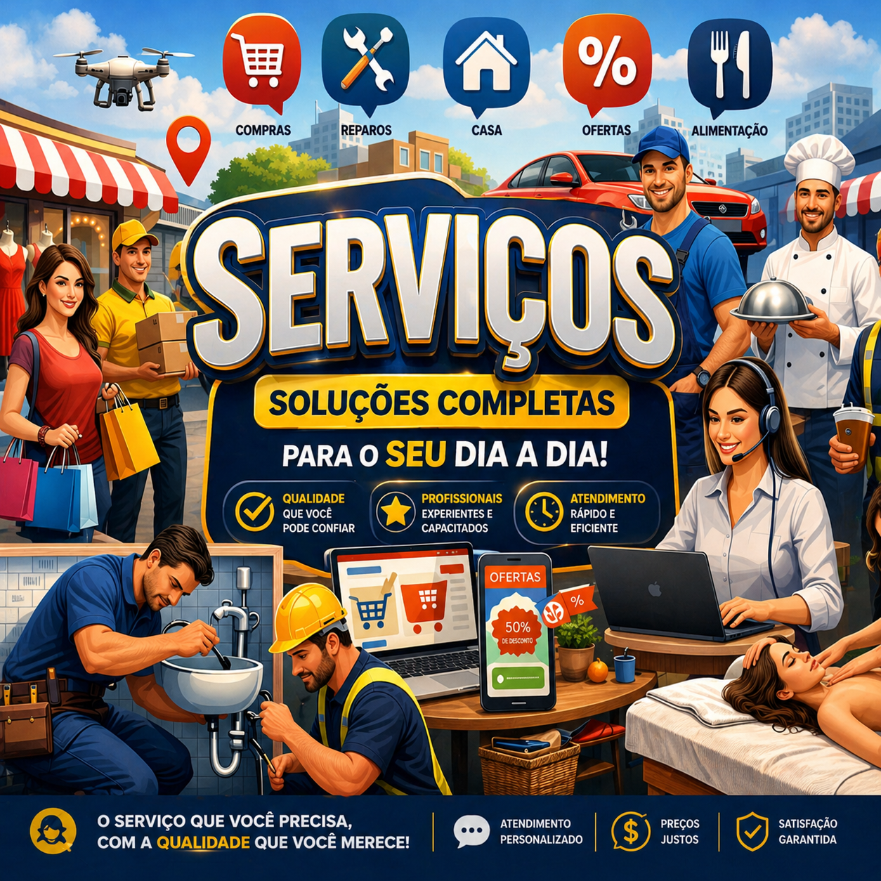 Serviços e Utilidades